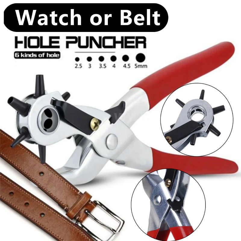 Leather Punch Revolving - Ağır Hizmet Tipi Döner Deri Delik