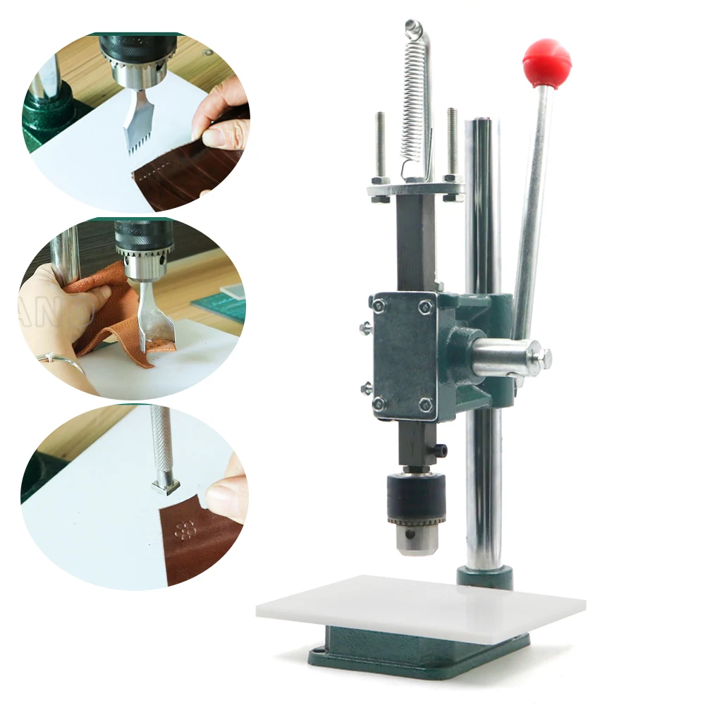 Leatherwork Hand Press - Sessiz deri delik delme makinesi manuel