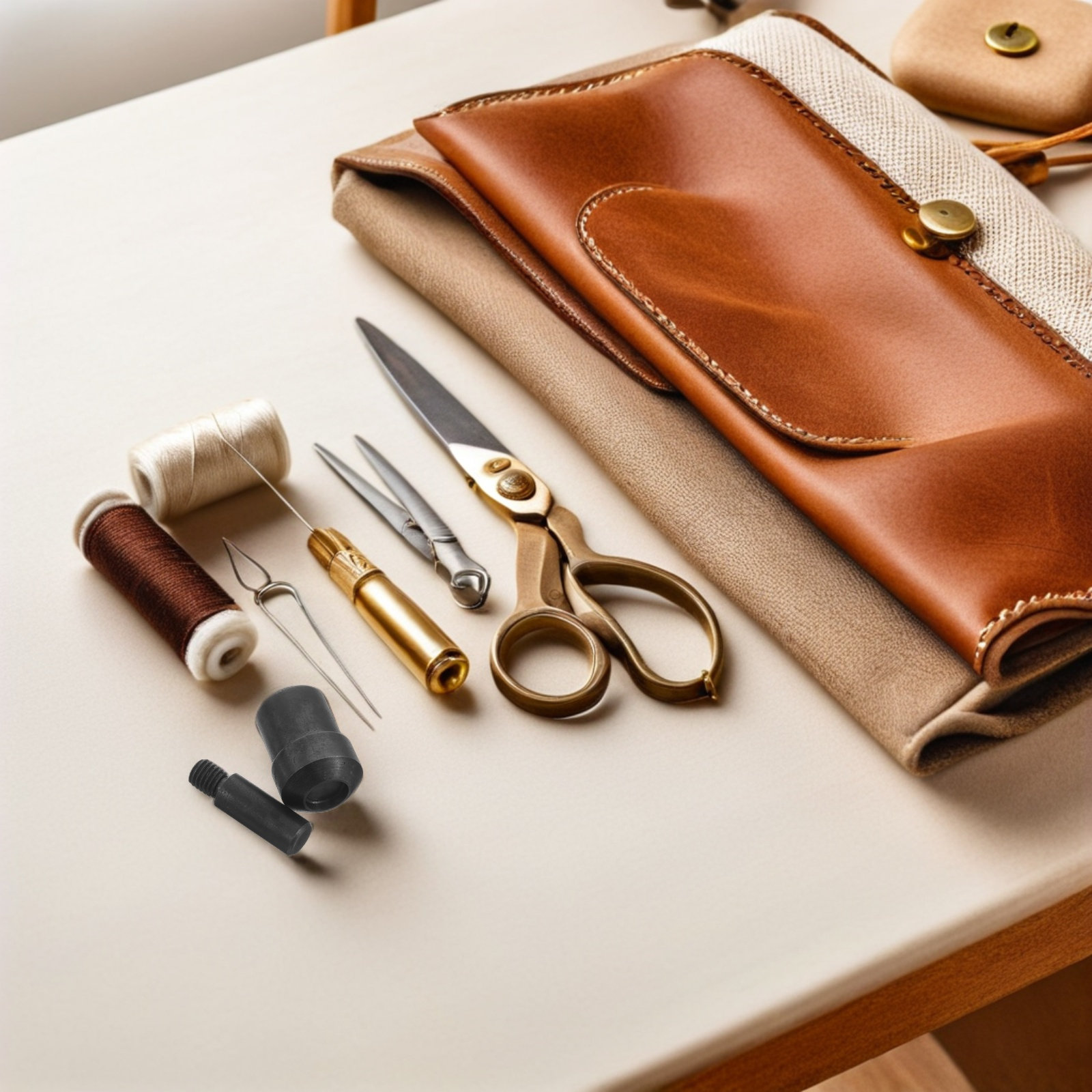 Leatherwork Hand Press - 2 Adet Perçin Takma Kalıbı, Ağır