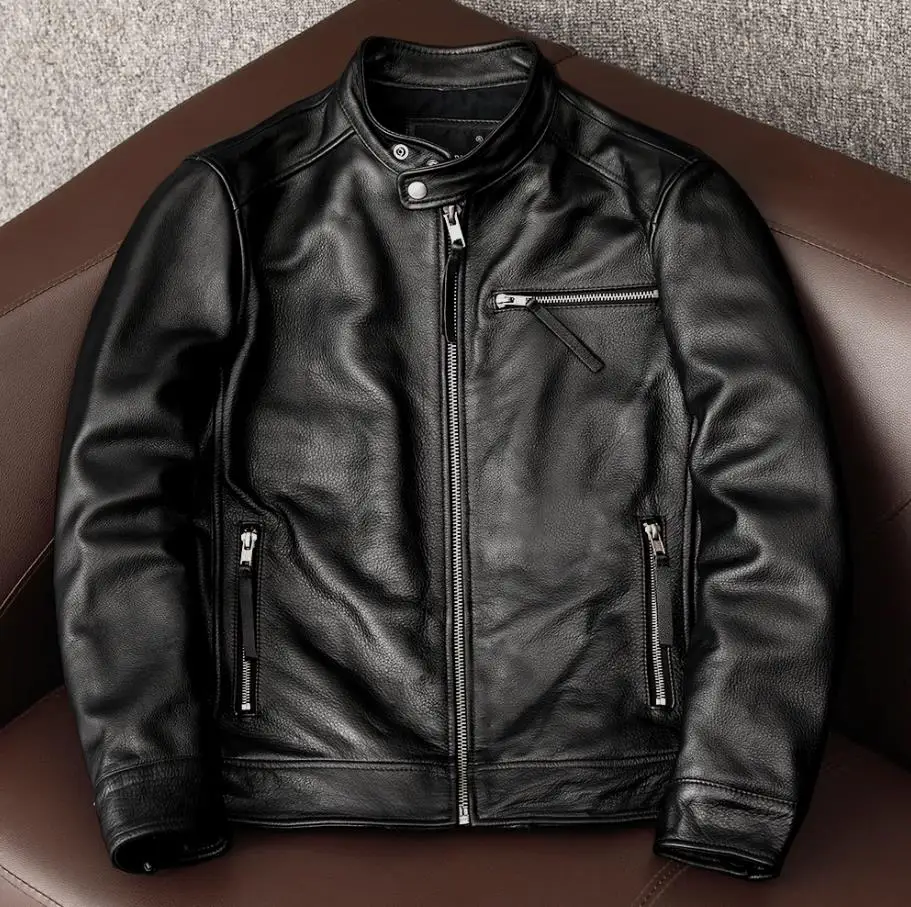 Leather Work Jacket - Wholesales.100 % gerçek inek derisi giyim.