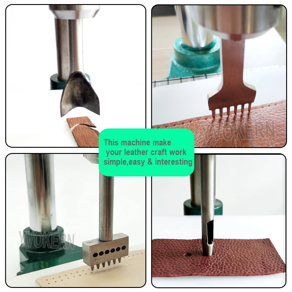 Sessiz deri delik delme makine - Leatherwork Hand Press incelemesi ve fiyatı