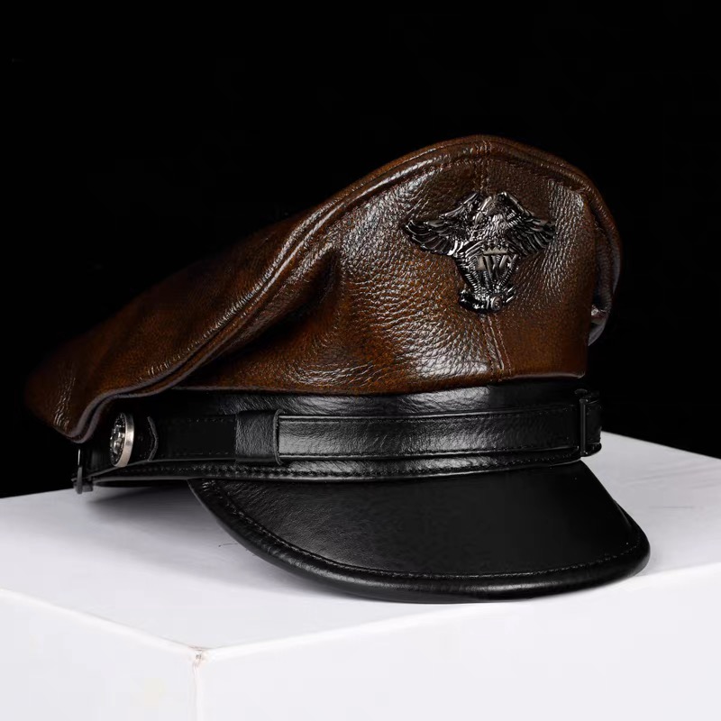 2025 Retro Alman Askeri Kapakl - Leather Work Hat incelemesi ve fiyatı