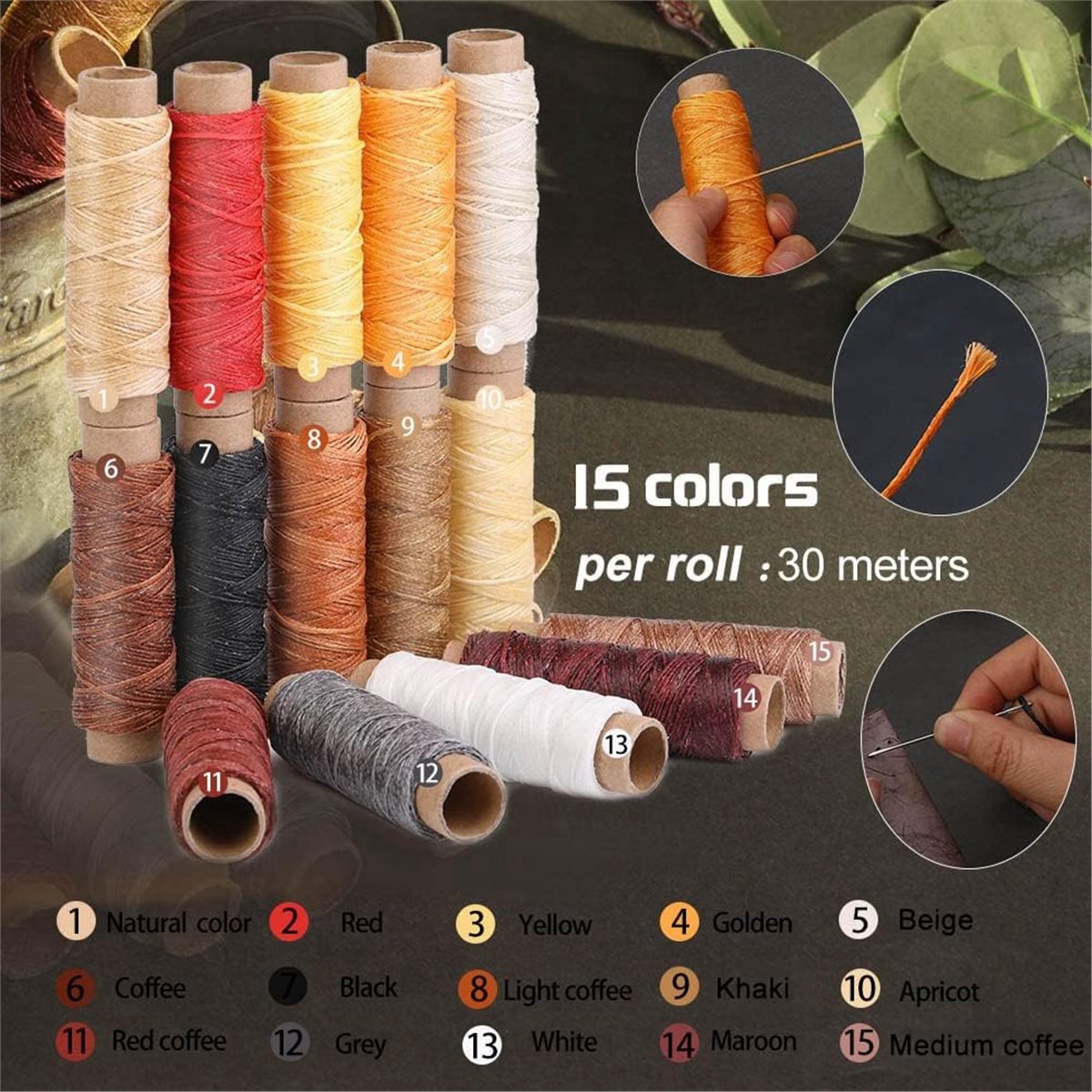66 Parçalı Deri İşleme Alet Se - Beginner Leatherwork Kit incelemesi ve fiyatı