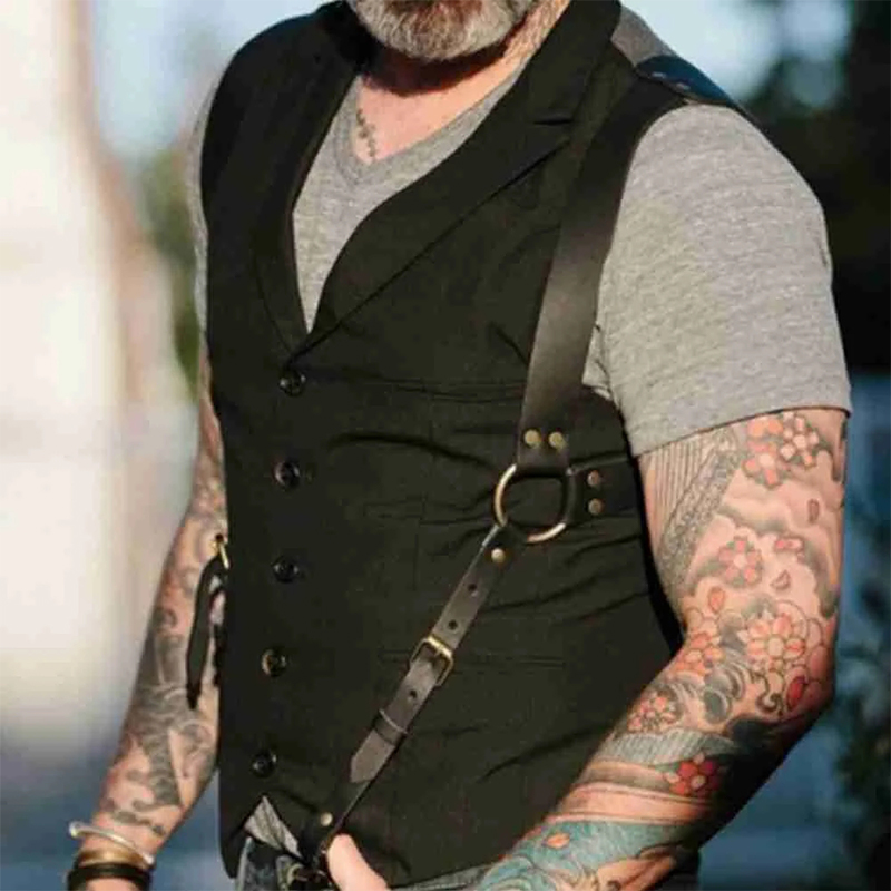 Erkek jartiyer kemerler yeni m - Leather Work Harness incelemesi ve fiyatı