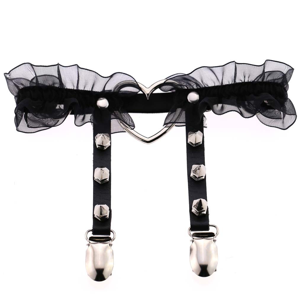 Kadın Goth Deri Aşk Jartiyer K - Leather Work Harness incelemesi ve fiyatı