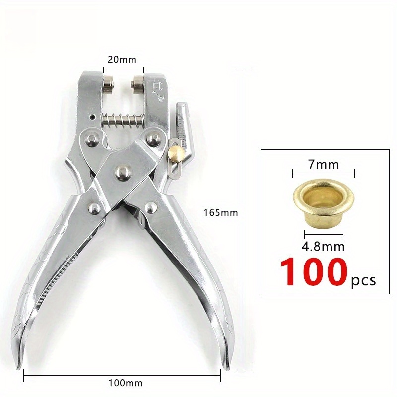 101 Adet Çift Amaçlı Alet Grom - Leatherwork Hand Press incelemesi ve fiyatı