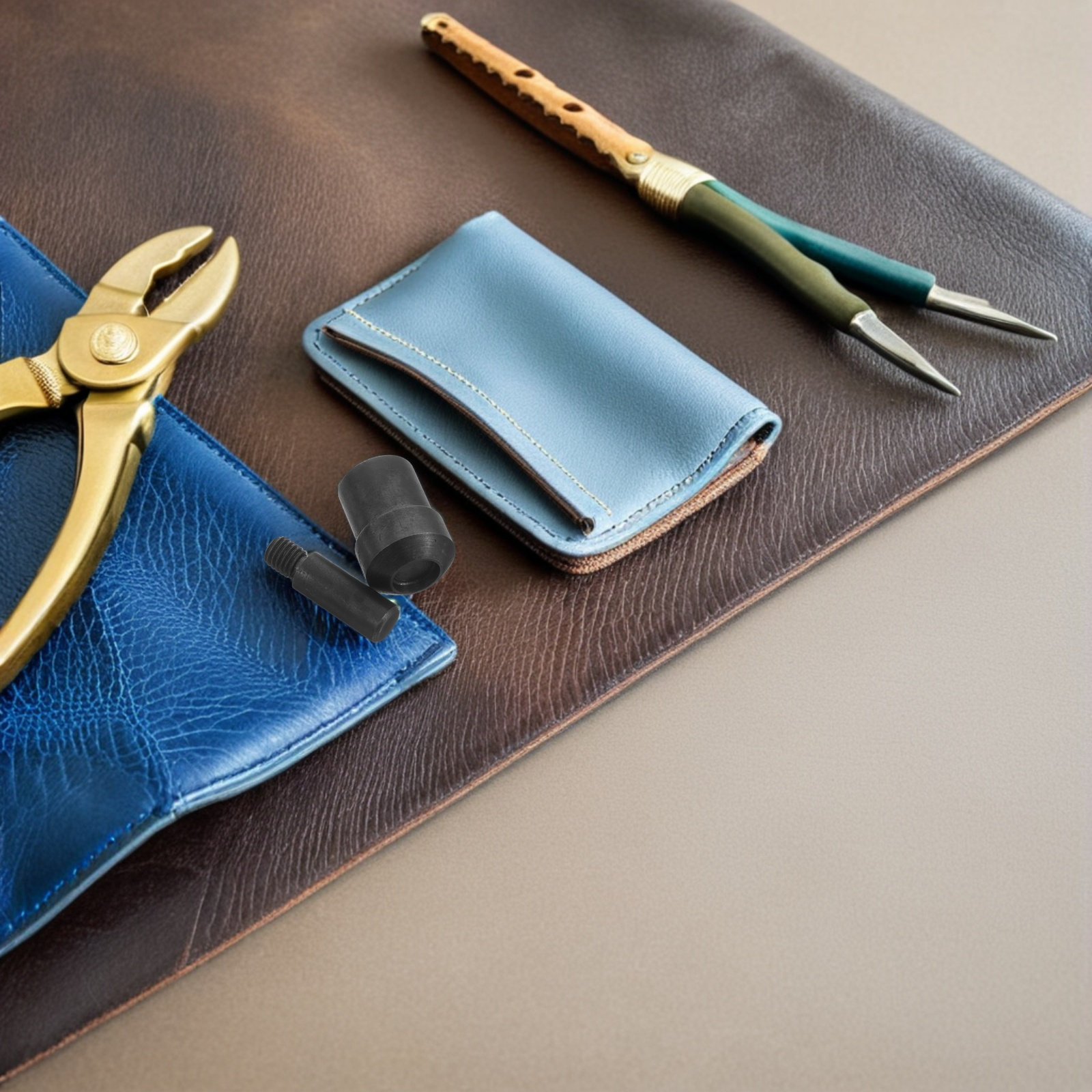 2 Adet Perçin Takma Kalıbı, Ağ - Leatherwork Hand Press incelemesi ve fiyatı