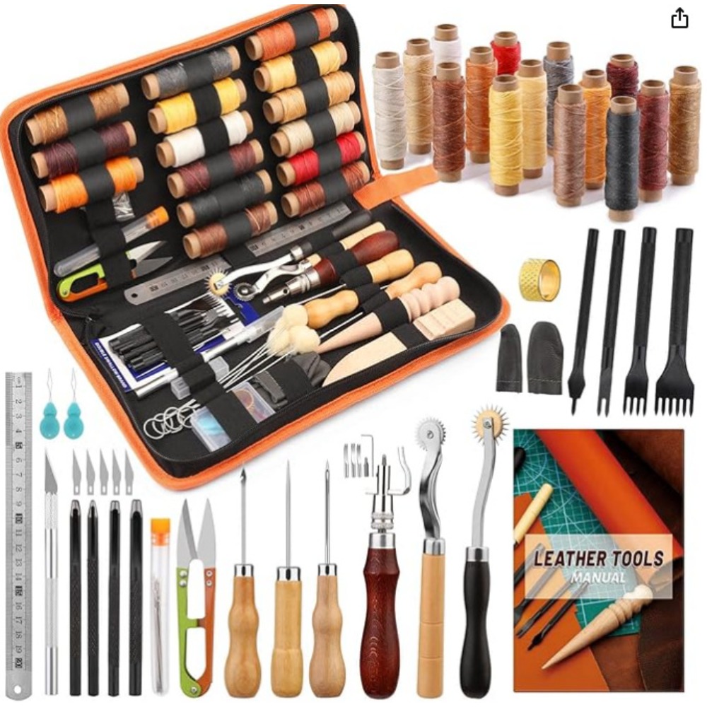 Deri Çalışma Araçları Pratik D - Beginner Leatherwork Kit incelemesi ve fiyatı