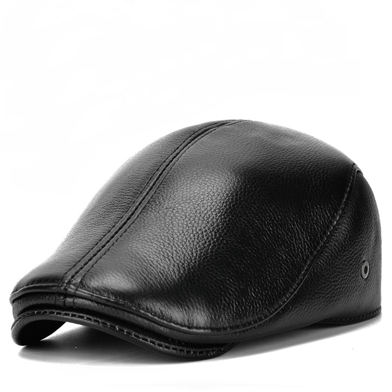 Erkek açık deri şapka kış Bere - Leather Work Hat incelemesi ve fiyatı