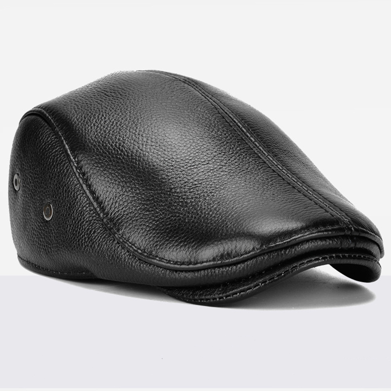 Erkek açık deri şapka kış Bere - Leather Work Hat incelemesi ve fiyatı