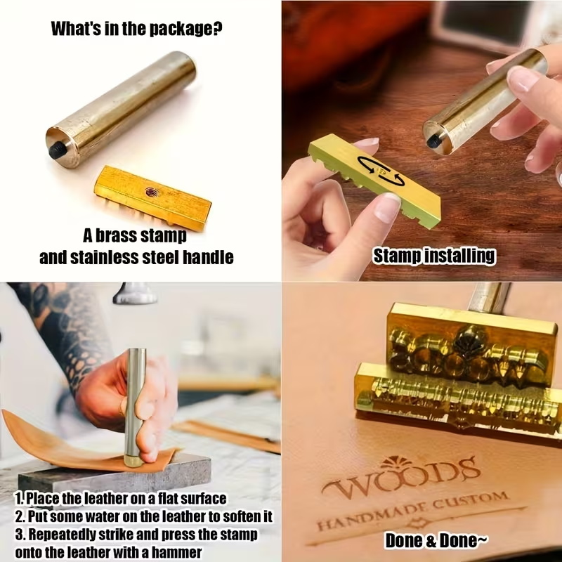 Özel LOGO Baskıya Uygun Marka  - Leatherwork Hand Press incelemesi ve fiyatı