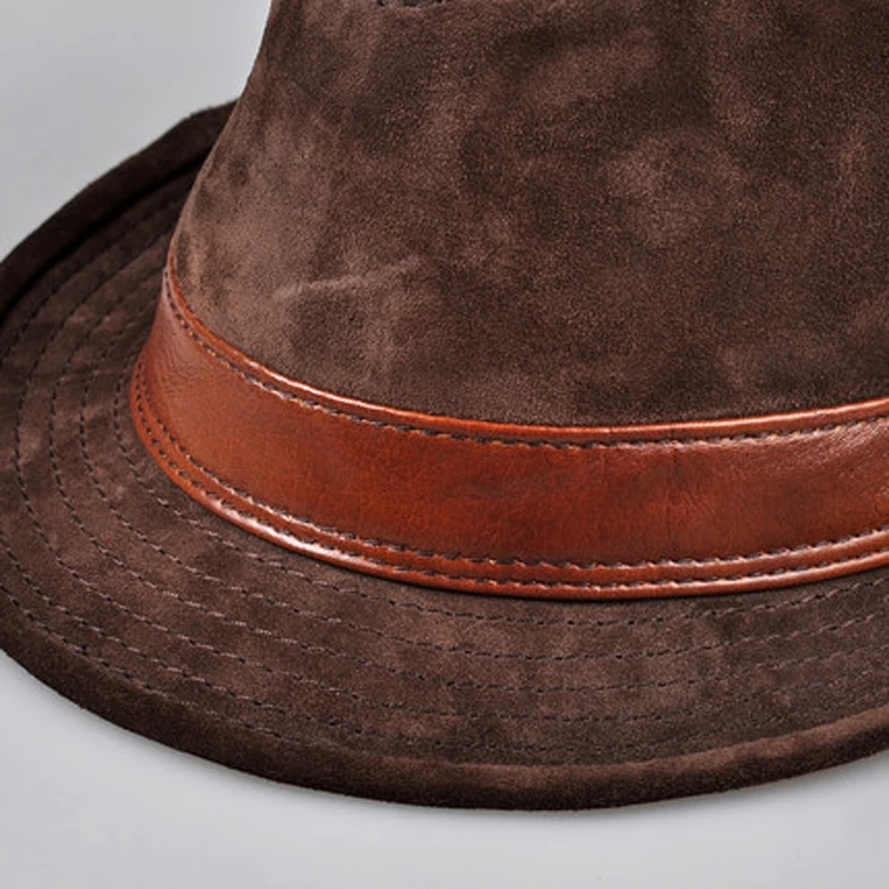 Erkekler hakiki deri süet inek - Leather Work Hat incelemesi ve fiyatı