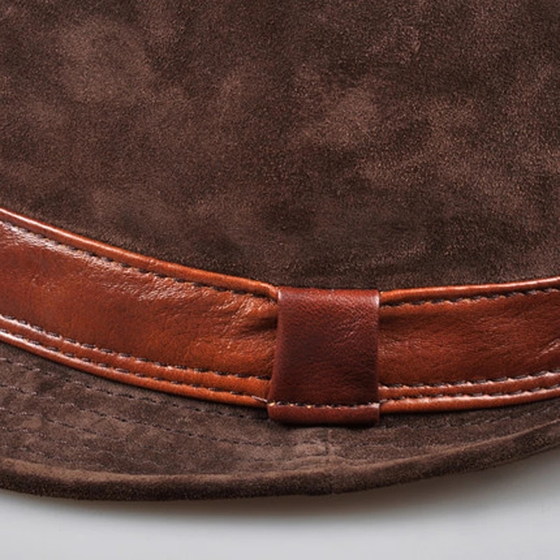 Erkekler hakiki deri süet inek - Leather Work Hat incelemesi ve fiyatı